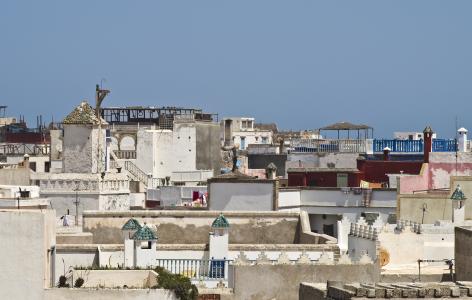 摩洛哥, 索维拉, 屋顶, 心情, 夏季, 北非