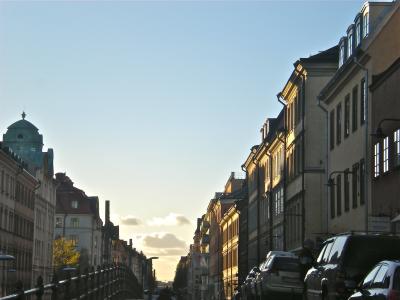 立面, hornsgatan, 斯德哥尔摩, 城市, södermalm