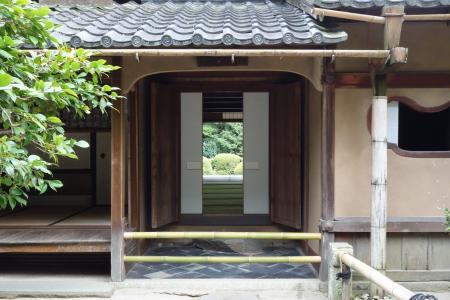 规模展厅, 前门, 京都议定书, 日本花园, 前景, 商