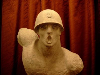 雕塑, 胸围, 波兰人战士, 士兵, 博物馆, 历史, 军事
