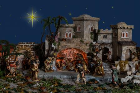 圣诞节, 伯利, 婴儿床, 耶稣诞生, 耶稣, 诞生场面, 桑顿