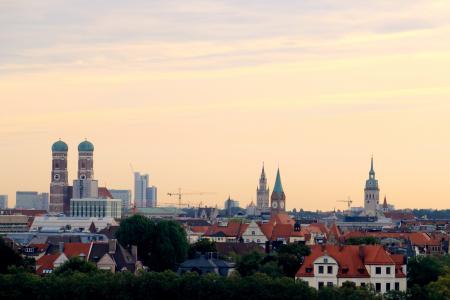 慕尼黑, 巴伐利亚, 国有资本, 建筑, 城市, 圣母教堂