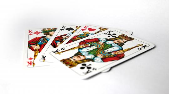 国王, 扑克, 四, 四国王, 卡, 纸牌游戏, 戏剧