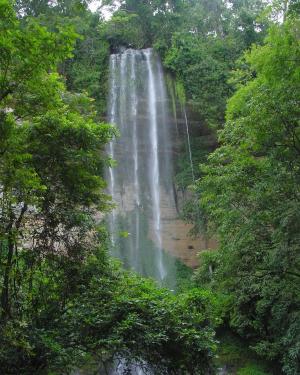 瀑布, 自然, 级联, 旅游, 几内亚, 金迪亚, 新娘面纱瀑布