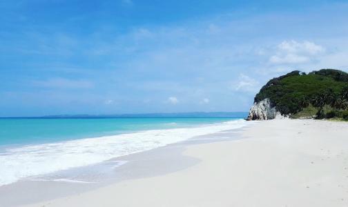 海地, 加勒比海, 海滩, 白色的沙滩, landsca, 没有人, 空
