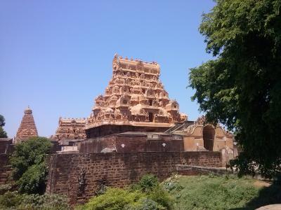 brihadeeswara 寺, 寺, 泰米尔纳德邦, 印度, 印度教, 建筑, 泰米尔语