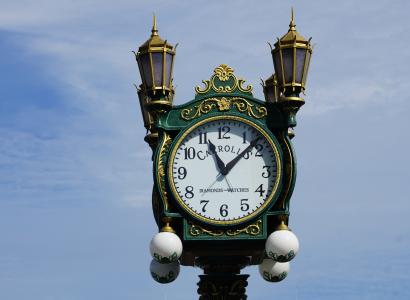 时钟, 指针, 钟面, 老, 博物馆港口西雅图, 怀旧, 时间