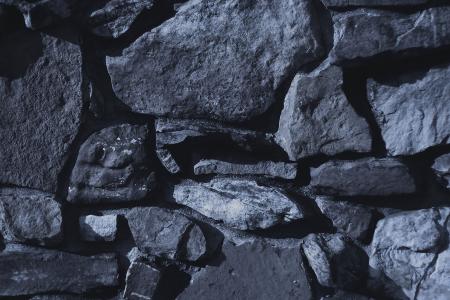 岩墙, 岩石, 水泥, 黑暗, 晚上, 夜间, 黑色和白色