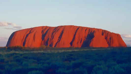 乌鲁鲁,艾尔斯岩乌鲁鲁 - 卡塔丘塔国家公园,澳大利亚北部地区全高清壁纸和背景