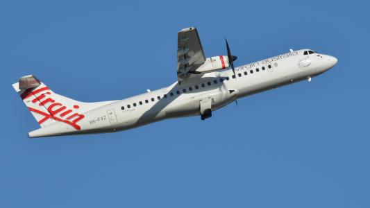 VH-FVZ维珍澳大利亚ATR 72-600（72-212A）,悉尼澳大利亚全高清壁纸和背景图片