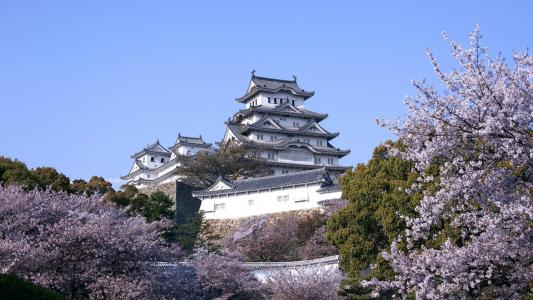 姫路城姬路jō（白鹭城堡）全高清壁纸和背景图片