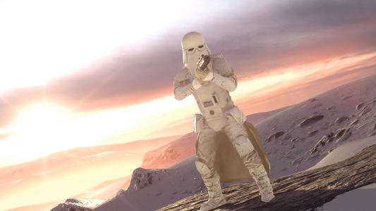 Hoth全高清壁纸和背景图像上的Snowtrooper
