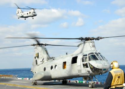 波音Vertol CH-46海上骑士全高清壁纸和背景图像