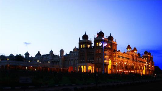 迈索尔宫殿,卡纳塔克邦状态,印度5k视网膜超HD墙纸和背景图象
