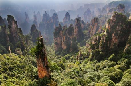 湖南森林,中国4k超高清壁纸和背景