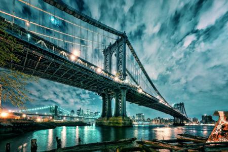 曼哈顿桥全高清壁纸和背景图像