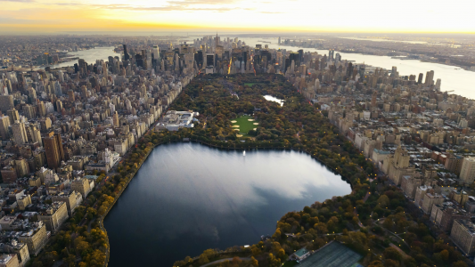 纽约城全高清壁纸和背景的鸟瞰图