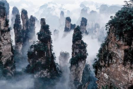 中国张家界国家公园全高清壁纸和背景