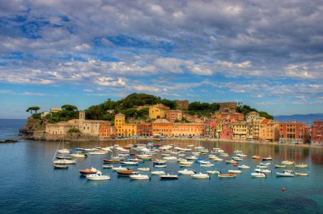 意大利4k超高清壁纸和背景图像的海岸