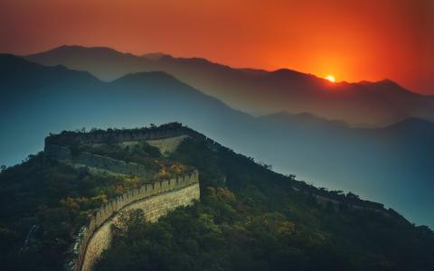 中国长城5k Retina超高清壁纸和背景图片