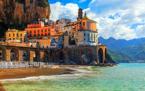 在意大利阿马尔菲海岸全高清壁纸和背景图像