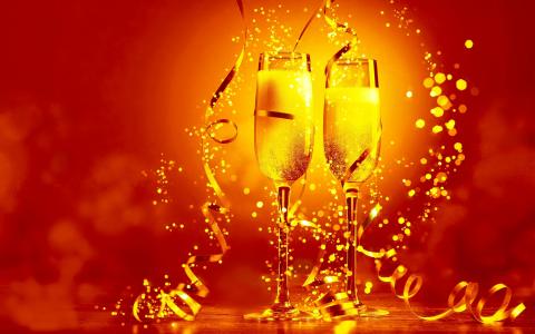 NEWYEAR [02] 2014-toast [29december2013sunday] [VersionOne] Full HD Wallpaper and Backgrou