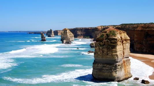 澳大利亚海岸十二使徒全高清壁纸和背景