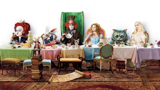 爱丽丝梦游仙境（2010）全高清壁纸和背景图片