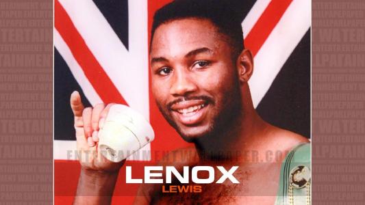 着名的拳击手伦诺克斯·刘易斯