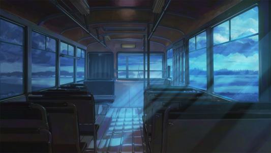 在游戏“无尽的夏日”里乘坐40路公共汽车