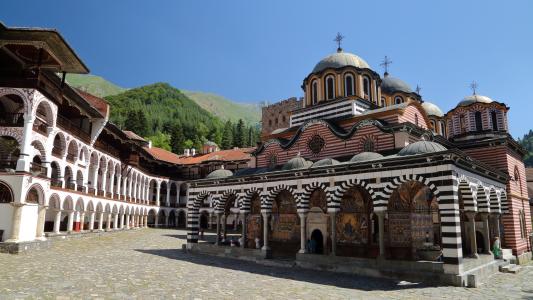 美丽的里拉修道院，保加利亚