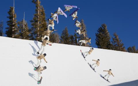 凯利克拉克美国滑雪板奥运在索契铜牌