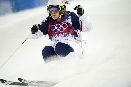 汉娜·科尔尼（Hanna Kearney）在索契奥运会上获得美国自由式铜牌