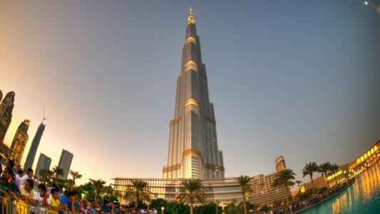 Burj哈利法摩天大楼在迪拜