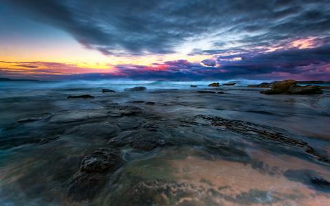 澳大利亚新南威尔士州的沃尔海滩