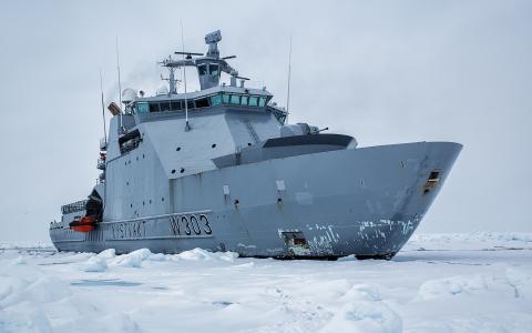 挪威海岸警卫队的船