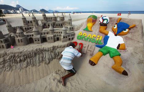 世界杯的沙堡在2014年巴西