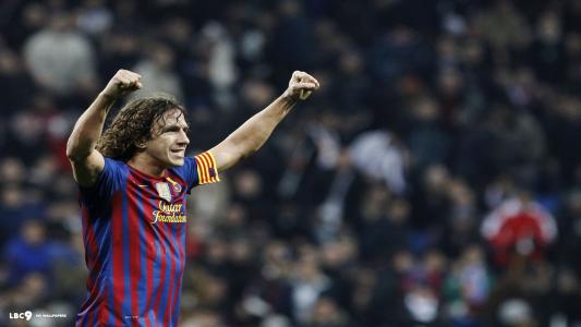 巴塞罗那Carles Puyol最佳足球运动员