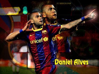 巴塞罗那最佳足球运动员Daniel Alves