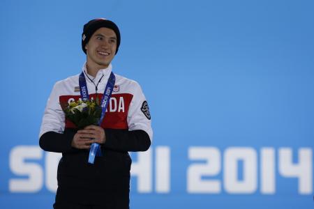 帕特里克·陈加拿大花样滑冰运动员两枚银牌在奥运在索契