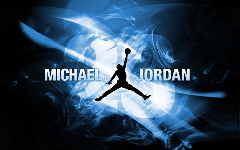 迈克尔·乔丹标志，篮球