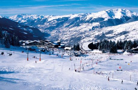 法国Les Arcs滑雪胜地的滑雪道