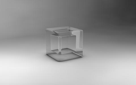透明立方体3D