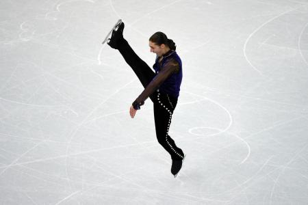 杰森·布朗美国溜冰者铜牌在索契2014年