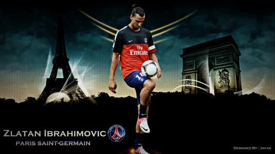 来自巴黎PSG Zlatan Ibrahimovic的骄傲