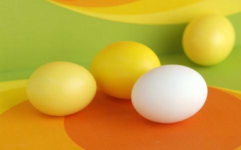 黄色的复活节彩蛋