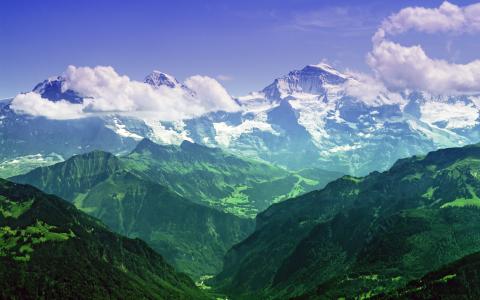伯尔尼阿尔卑斯山，瑞士