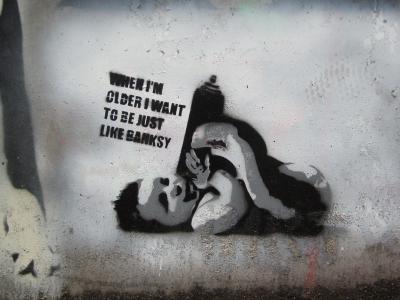 涂鸦，我想成为Banksy