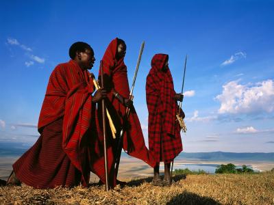 恩戈罗恩戈罗/坦桑尼亚/非洲边缘的马赛部落