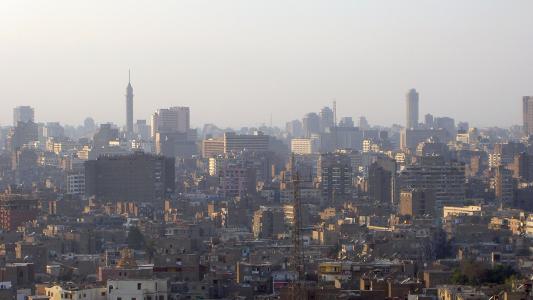 住宅区在开罗的视图